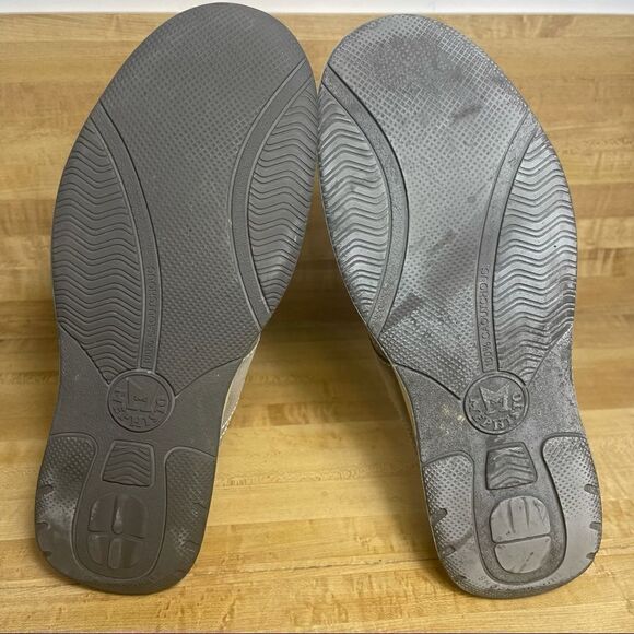 MEPHISTO Men Hero Perf Sneaker Shoes, US 11 EUR 10 1/4 Grey Leather - Picture 6 of 7